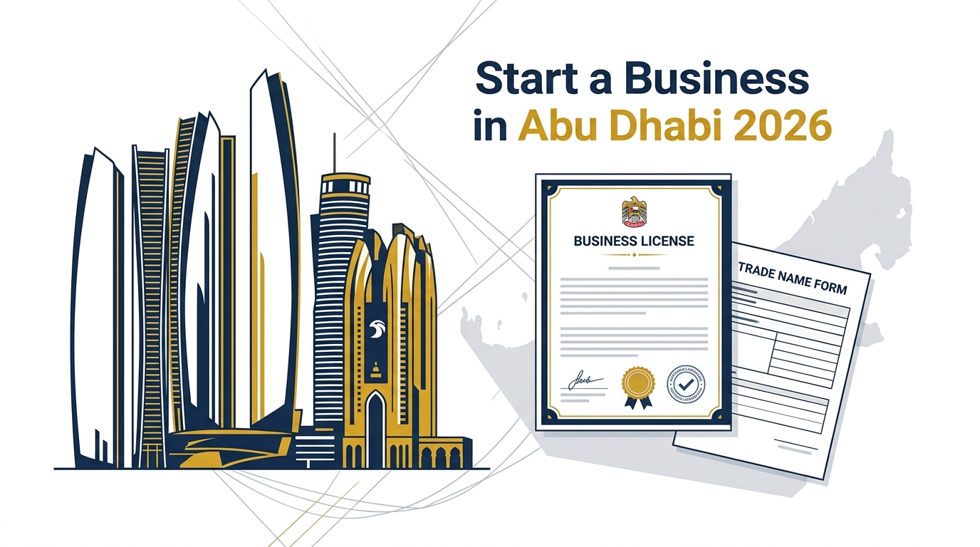 How to Start a Business in Abu Dhabi — Complete Guide 2026