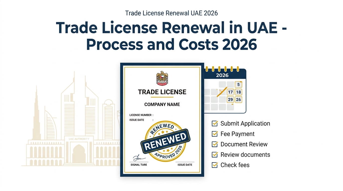 Trade License Renewal in UAE — Complete Process & Costs 2026